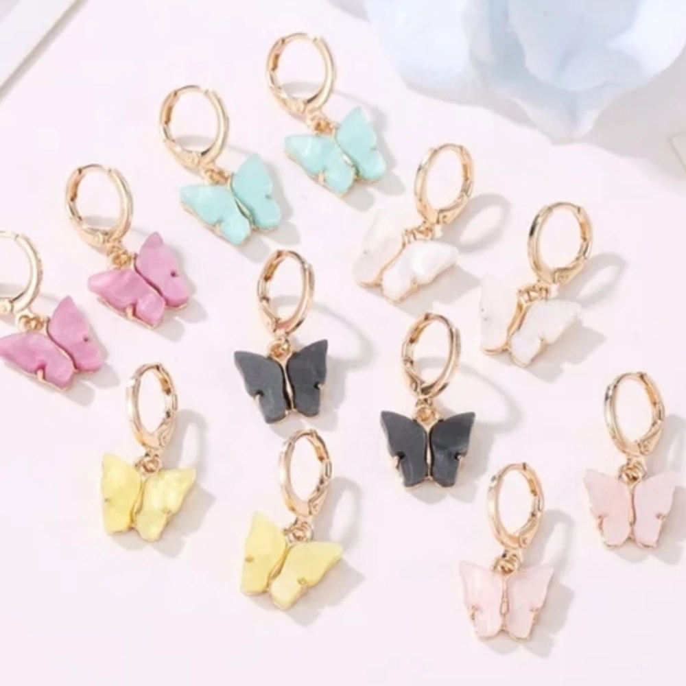 Butteryfly Hoop Earrings